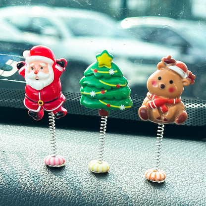 Creative Santa Claus Shaking Ornament for Car Dashboard Decor