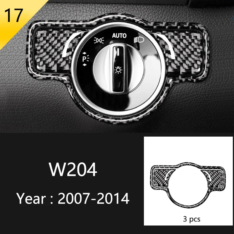 Carbon Fiber Window Trim for Mercedes C-Class W204/C180/C200 Type 17 – Car Accessories | MotorWorld Marketplace