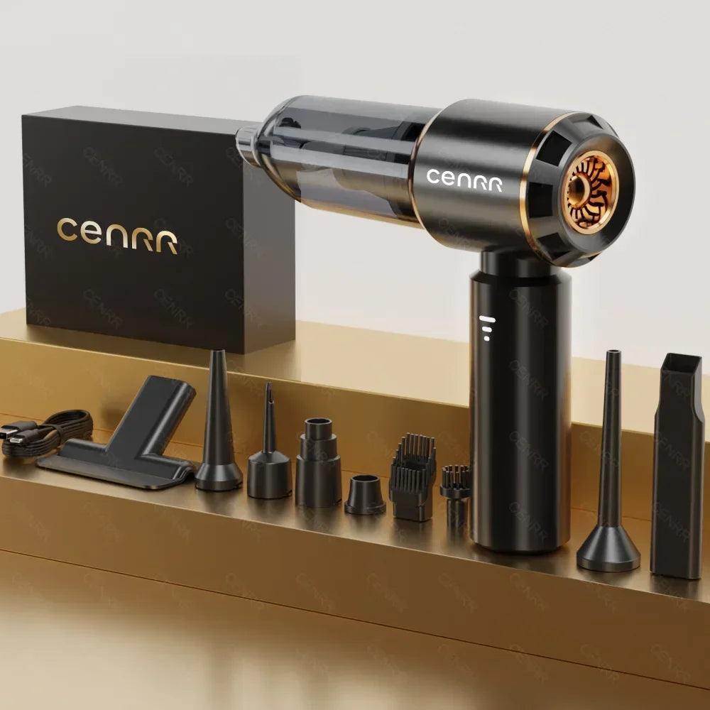 CENRR Cordless Car Vacuum, Strong Suction, Pro MAX Black – Car Accessories | MotorWorld Marketplace