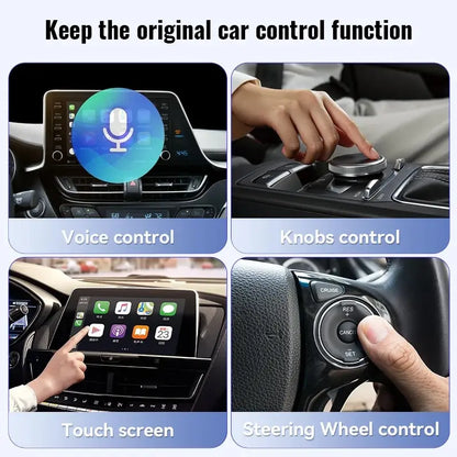 Adaptateur CarPlay et Android Auto sans fil - Mini boîtier Plug &amp; Play pour Nissan