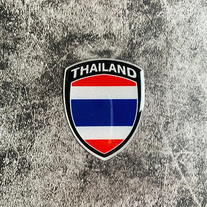 3D Reflective National Flag Sticker Motorcycle Parts Car Decal Korea France Russia Spain Brazil Chile ukraine British Italy USA TH – Car Accessories | MotorWorld Marketplace