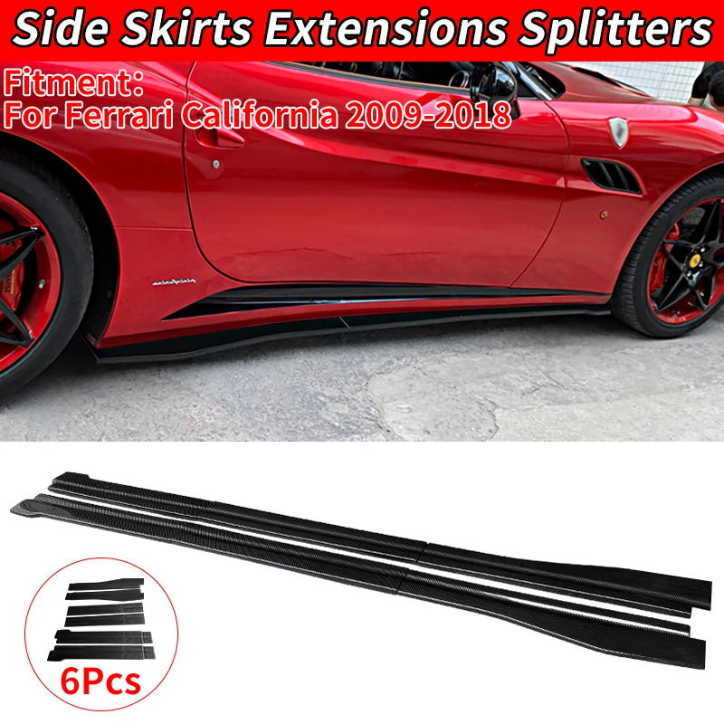 Ferrari California 09-18 Side Skirt Splitters Rocker Panels – Car Accessories | MotorWorld Marketplace