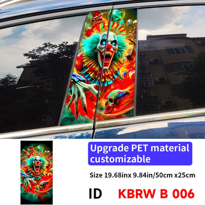 Horror Ghost B Pillar Car Stickers | Waterproof, UV-Proof 006 – Car Accessories | MotorWorld Marketplace