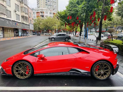 M-Style Matte Carbon Side Skirt Kit for Lamborghini Huracan LP610