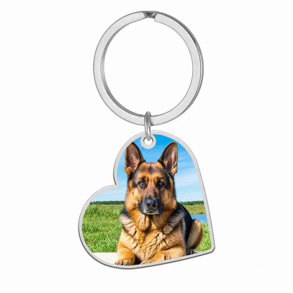Custom Photo Keychain – Stainless Steel, Ideal Gift for Pros 32mm-32mm – Car Accessories | MotorWorld Marketplace