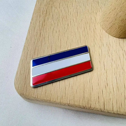 Alloy Flag Emblem Sticker for BMW Audi Toyota MG – Pro Decor faguo A-xiaolintie – Car Accessories | MotorWorld Marketplace