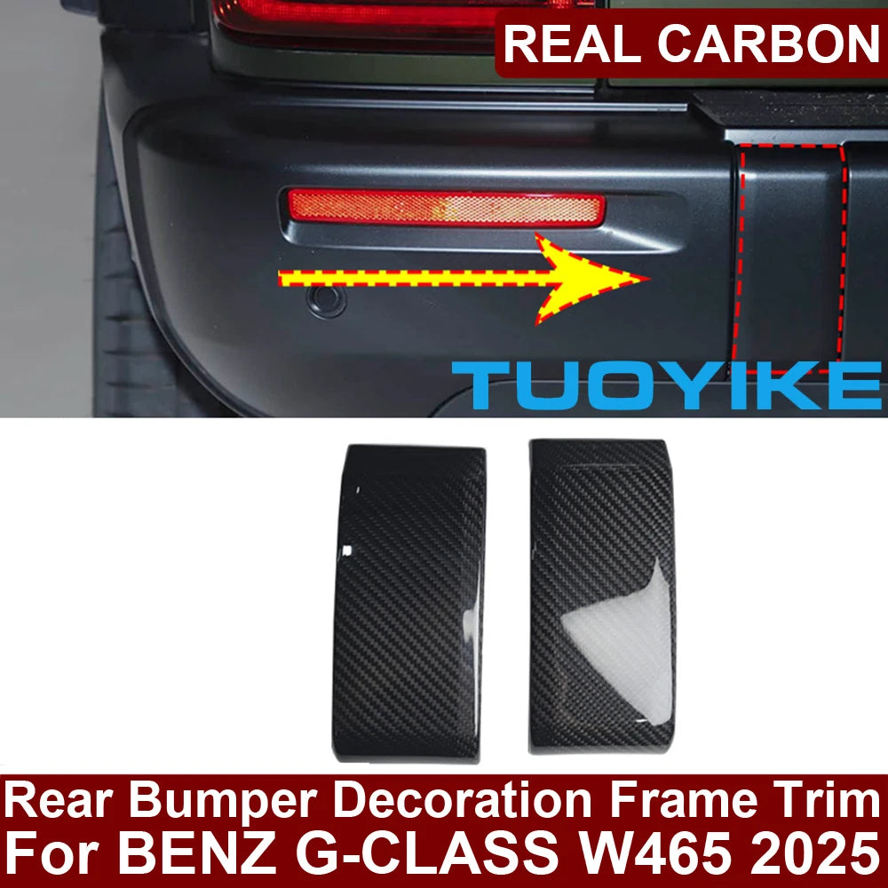 (NOT SOLD TO USA) Real Carbon Fiber Seat Switch Trim for G-Class W465 2025+ Rear Bumper Trim – Car Accessories | MotorWorld Marketplace