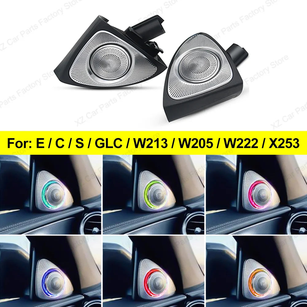 Mercedes C/E/S W205 W213 RGB 64-Color LED Rotating Tweeter – Car Accessories | MotorWorld Marketplace
