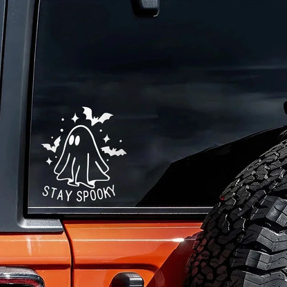 Reflective Waterproof Halloween Bat Ghost Car Vinyl Decal – Car Accessories | MotorWorld Marketplace