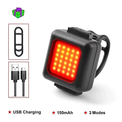 BUCKLOS LED Bike Light Set, Rechargeable COB Front & Rear M4-RED-150mAh – Car Accessories | MotorWorld Marketplace