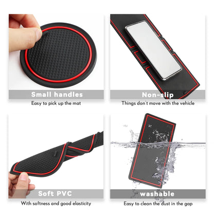 Anti-Slip Door Slot Mats for Peugeot 208/2008 E-Series