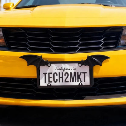 2pcs Bat Wing License Plate Trim – Halloween Auto Accessory – Car Accessories | MotorWorld Marketplace