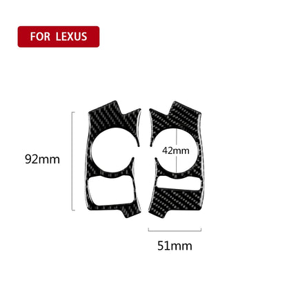 Carbon Fiber Steering Wheel Trim for Lexus IS250/NX 2013-20