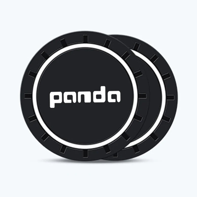 Fiat Panda 2008-2011 Cup Holder Silicone Anti-Slip Coasters
