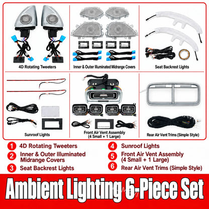 6pc Trim Set for Mercedes GLE/GLS W167 X167 2020-2024 Ambient Light 6pc – Car Accessories | MotorWorld Marketplace
