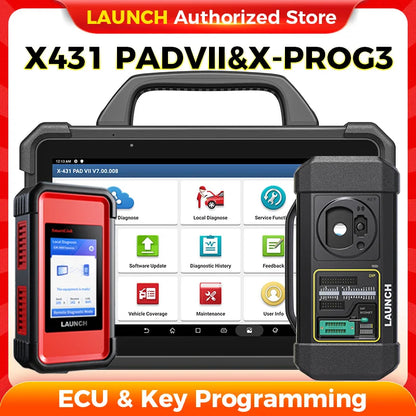 X-431 PAD 7 & X-PROG3 Set Pro Key Programmer Diagnostic Tool Global Version – Car Accessories | MotorWorld Marketplace