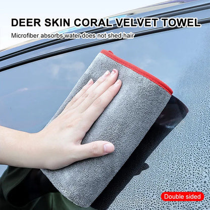 Premium Suede Leather Cleaning Cloth for Ford Models