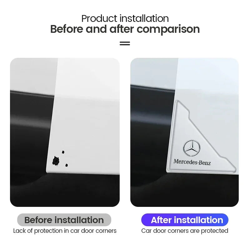 2Pcs Door Corner Protectors for Mercedes-Benz