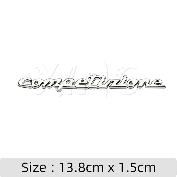 3D Metal Trunk Emblem for Abarth Competizione, Tunismo & Esseesse Competizione Silver – Car Accessories | MotorWorld Marketplace