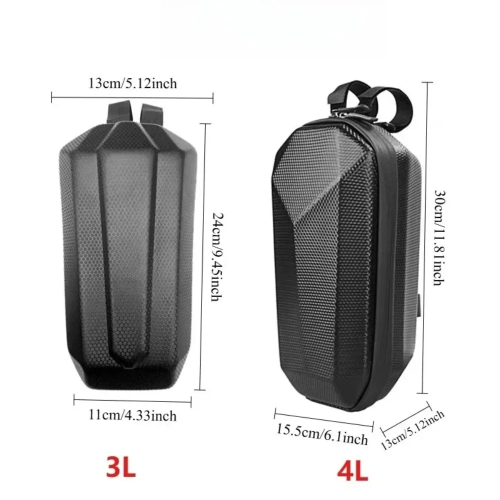 Waterproof Hard Shell Front Bag 3L/4L for E-Scooter/Bike – Car Accessories | MotorWorld Marketplace