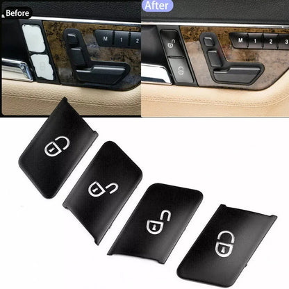 Mercedes W204/W212 Door Lock Switch Cover Set 4-Door