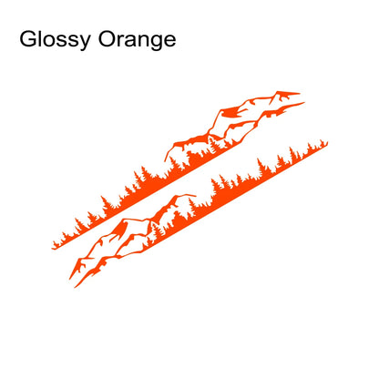 Forest Mountain Vinyl Decal for Ford Bronco TRX4 2021-2023 Glossy Orange – Car Accessories | MotorWorld Marketplace