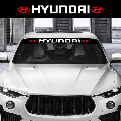 Hyundai Windshield Sunshade Sticker
