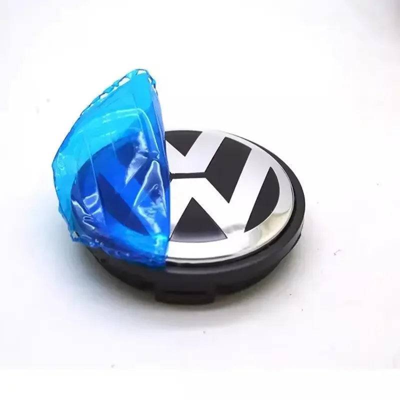 (NOT SOLD TO USA) VW 3B7601171 Wheel Center Caps 4pcs 55-76mm/2.17"-2.99" ABS Badge