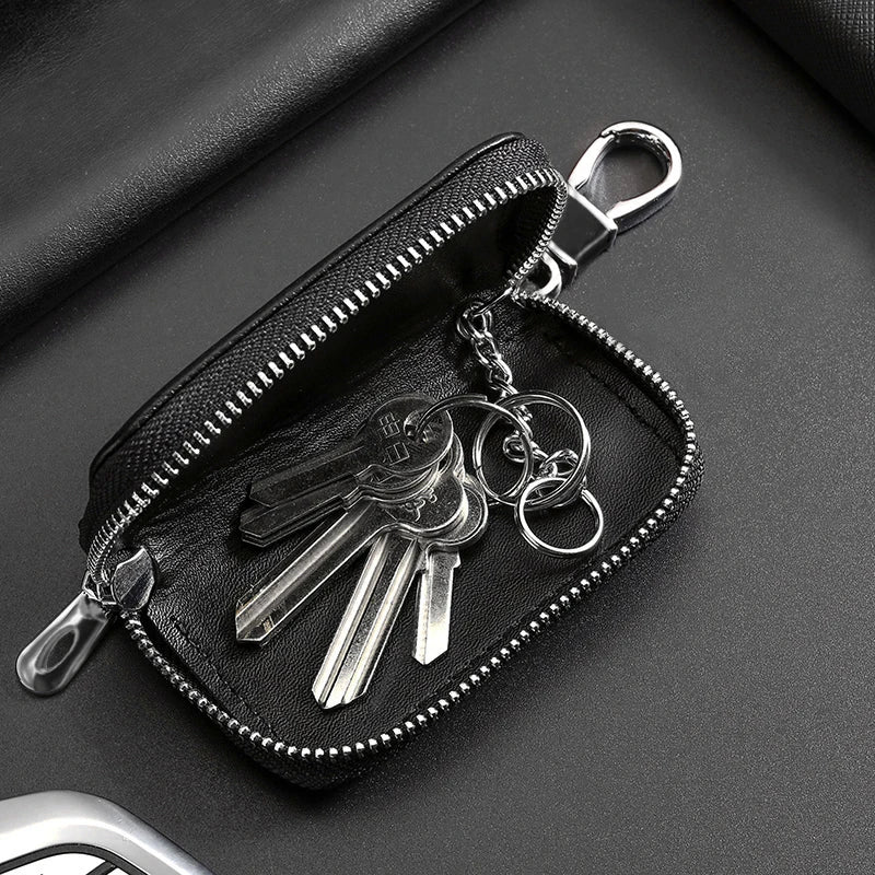 Premium Leather Key Case for Mazda