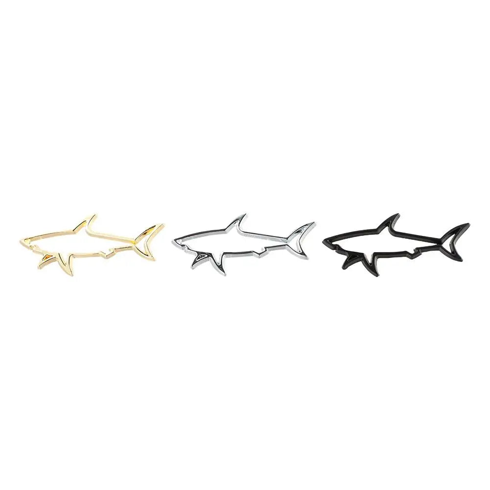 3D Metal Shark Emblem Badge – Premium Car & Bike Styling