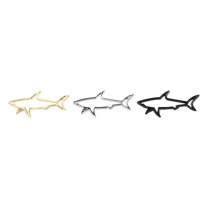 3D Metal Shark Emblem Badge – Premium Car & Bike Styling