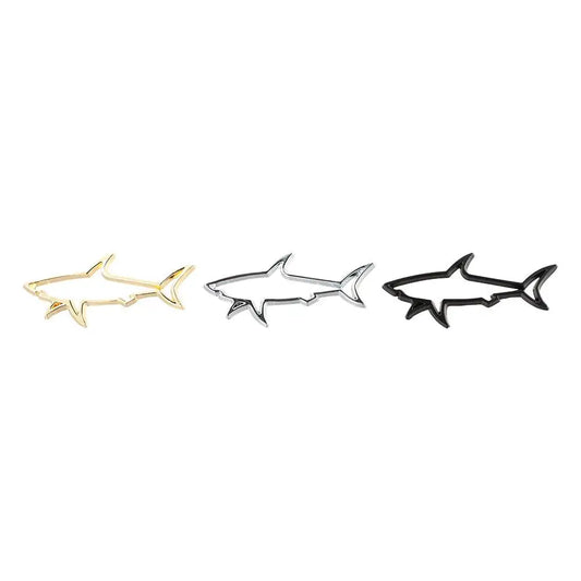 3D Metal Shark Emblem Badge – Premium Car & Bike Styling
