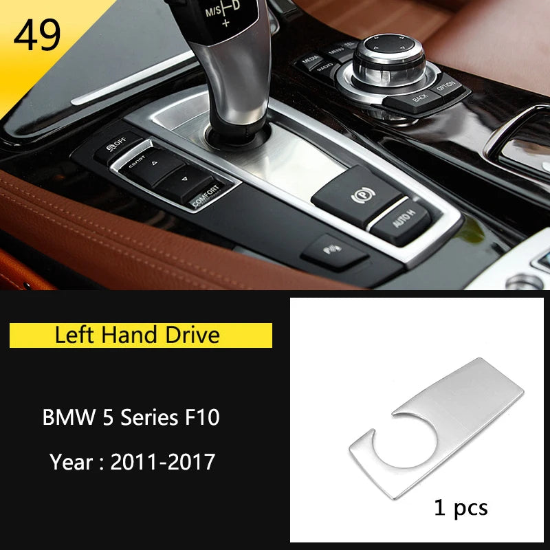 BMW F10 F18 Interior Button Panel Trim Stainless Steel Cover 49 Type LHD – Car Accessories | MotorWorld Marketplace