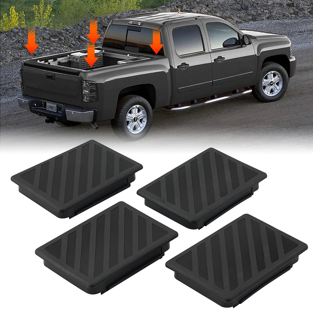 4pcs Bed Rail Pile Caps for Silverado 10-14, Sierra Durable Fit Default Title – Car Accessories | MotorWorld Marketplace