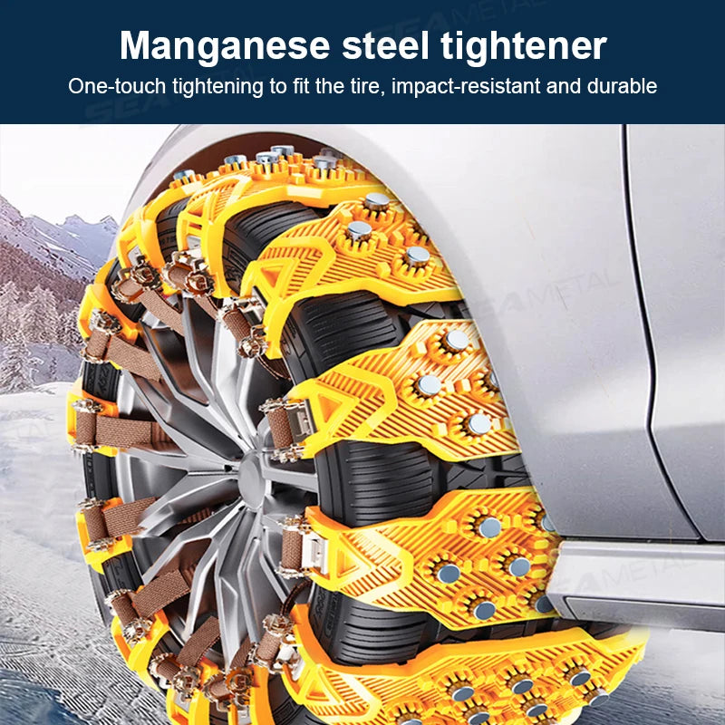 4PCS Pro Snow Chains Anti-Skid Tire Emergency Set – Car Accessories | MotorWorld Marketplace