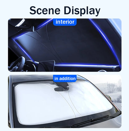 FIAT 500/PUNTO EVO/Panda UV Folding Sunshade Cover Pro