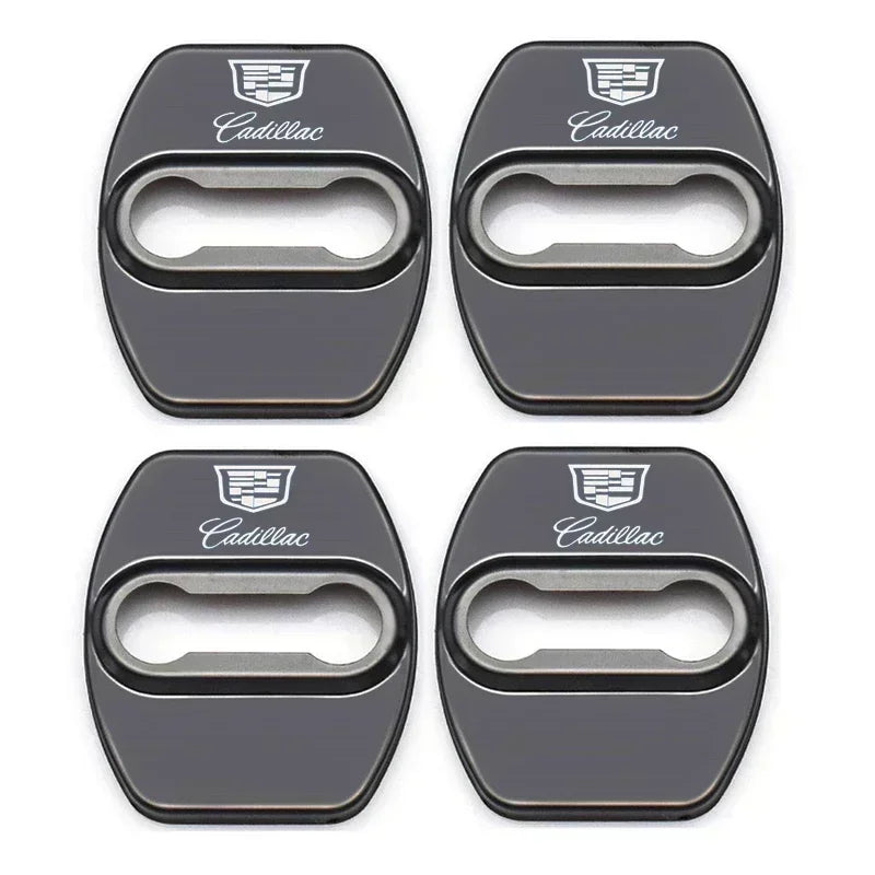 (NOT SOLD TO USA) 4pcs Door Lock Cover Stickers for Cadillac CTS/ATS/Escalade A-Black – Car Accessories | MotorWorld Marketplace