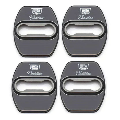 (NOT SOLD TO USA) 4pcs Door Lock Cover Stickers for Cadillac CTS/ATS/Escalade A-Black – Car Accessories | MotorWorld Marketplace