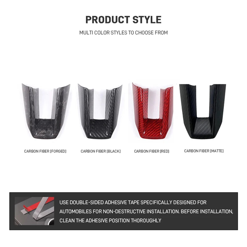Carbon Fiber Steering Wheel Trim for Porsche 2019-2023 – Car Accessories | MotorWorld Marketplace