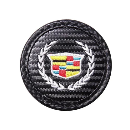 ( NOT SOLD TO USA) 2pcs Carbon Fiber Cup Mats for Cadillac XT4 CT5 CTS Escalade – Car Accessories | MotorWorld Marketplace