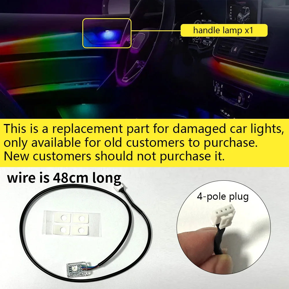 For Bentley Flying Spur 3Y/4N RGB 22in1 Ambient Light Kit