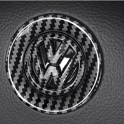 ABS Carbon Fiber Steering Badge for Volkswagen