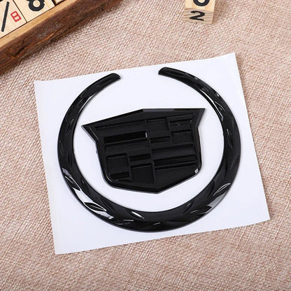 (NOT SOLD TO USA) Cadillac Emblem Badge for SRX ATS XTS 2017-2021, 1PC black – Car Accessories | MotorWorld Marketplace