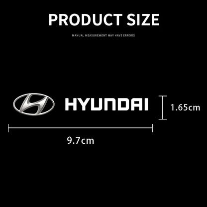 Heat-Resistant Brake Caliper Badge Stickers for Hyundai