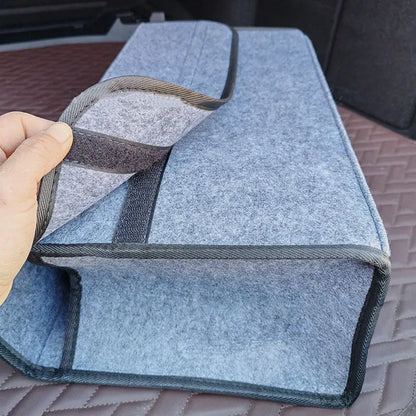 Large Felt Anti-Slip Car Trunk Organizer – Pro Storage Box – Car Accessories | MotorWorld Marketplace