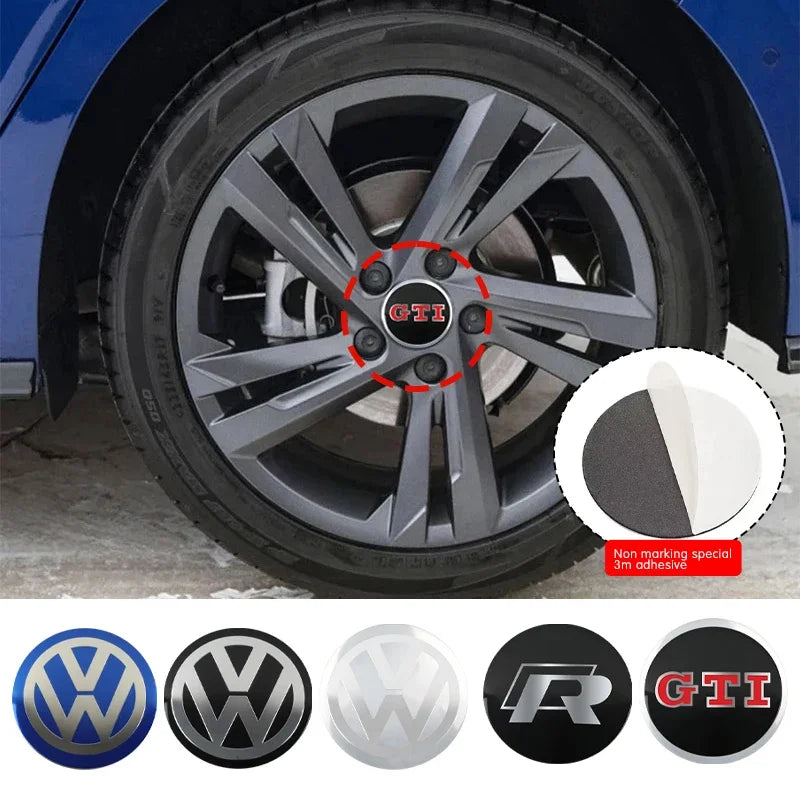 VW Wheel Center Hub Decals 4PCS – Pro Styling Upgrade