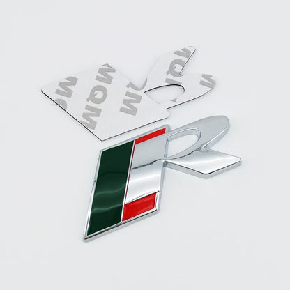 3D Metal R S Logo Badge Emblem for Jaguar