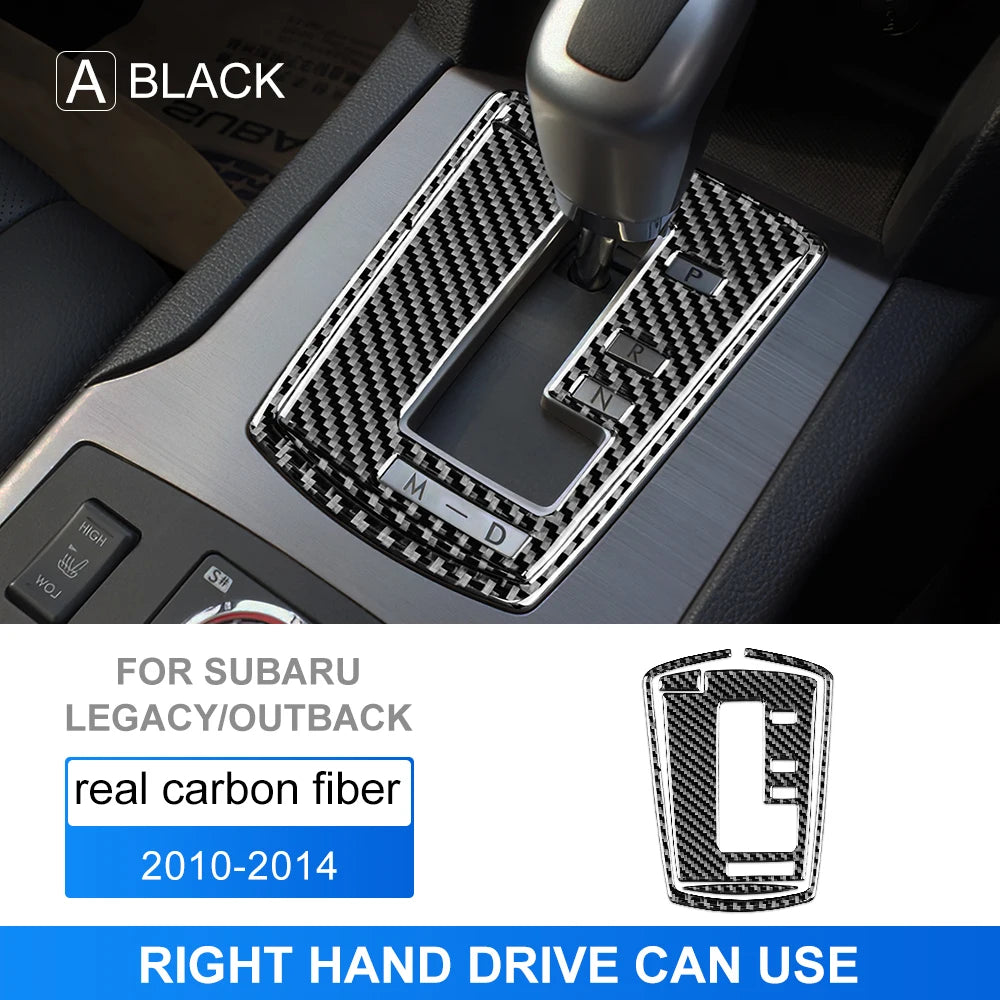 Legacy Outback 10-14 Carbon Fiber Gear Shift Panel Trim For RHD Black – Car Accessories | MotorWorld Marketplace