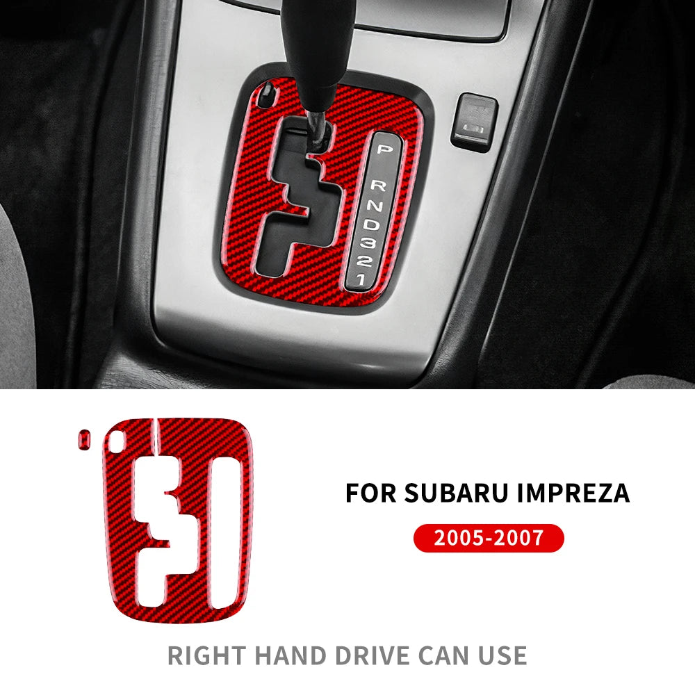 Real Carbon Fiber Sticker Kit for Subaru Impreza 05-07 Interior RHD Inner Red – Car Accessories | MotorWorld Marketplace