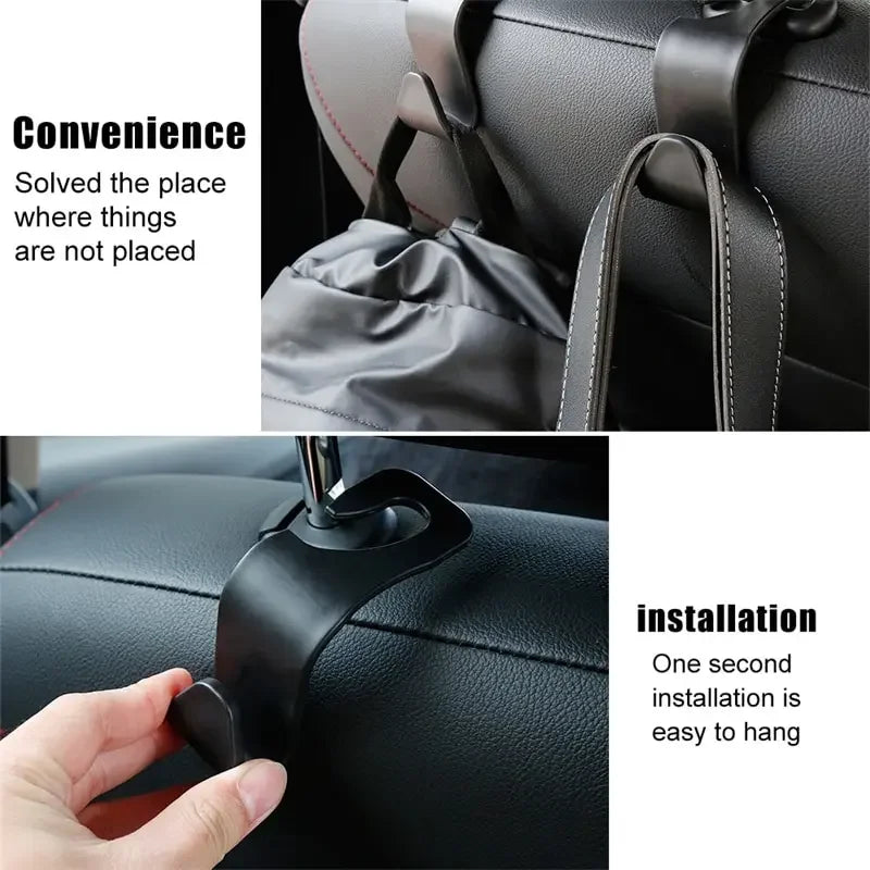 Crochet universel pour appui-tête de siège auto - Organiseur de siège arrière professionnel